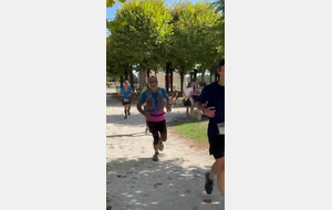 Arrivée trail Pons Nicolas C.